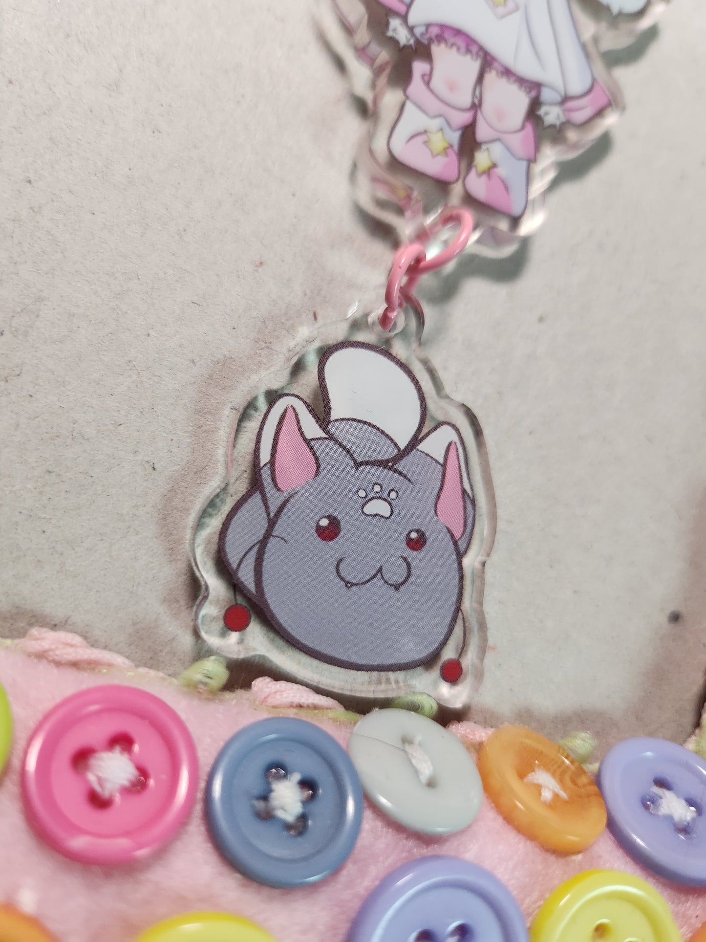 Com-chan & Mike acrylic keychain