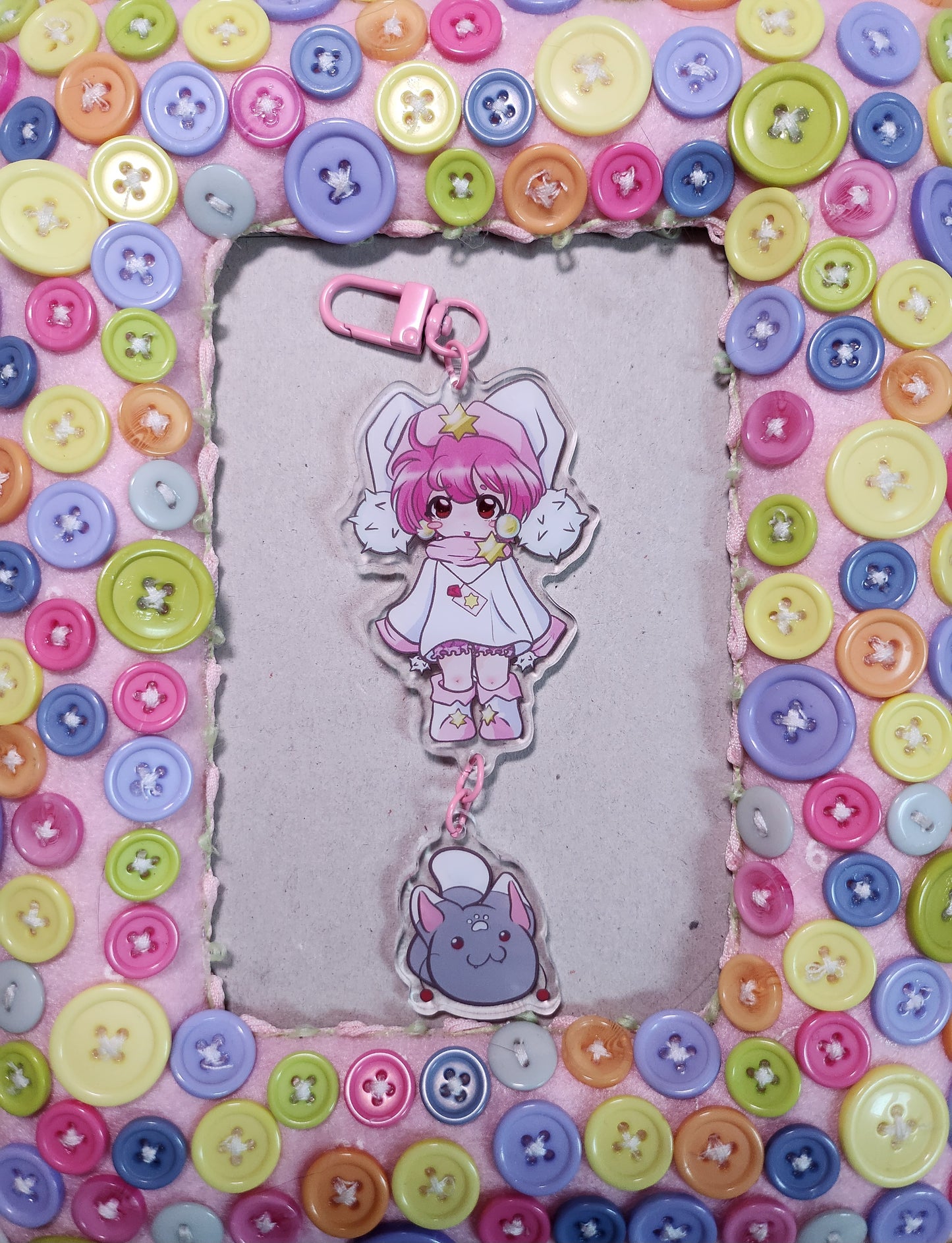 Com-chan & Mike acrylic keychain