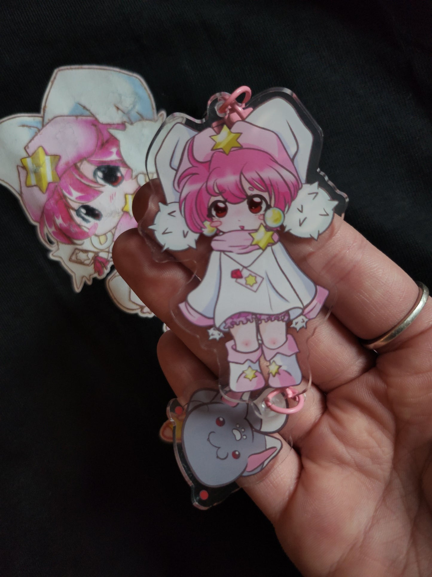 Com-chan & Mike acrylic keychain