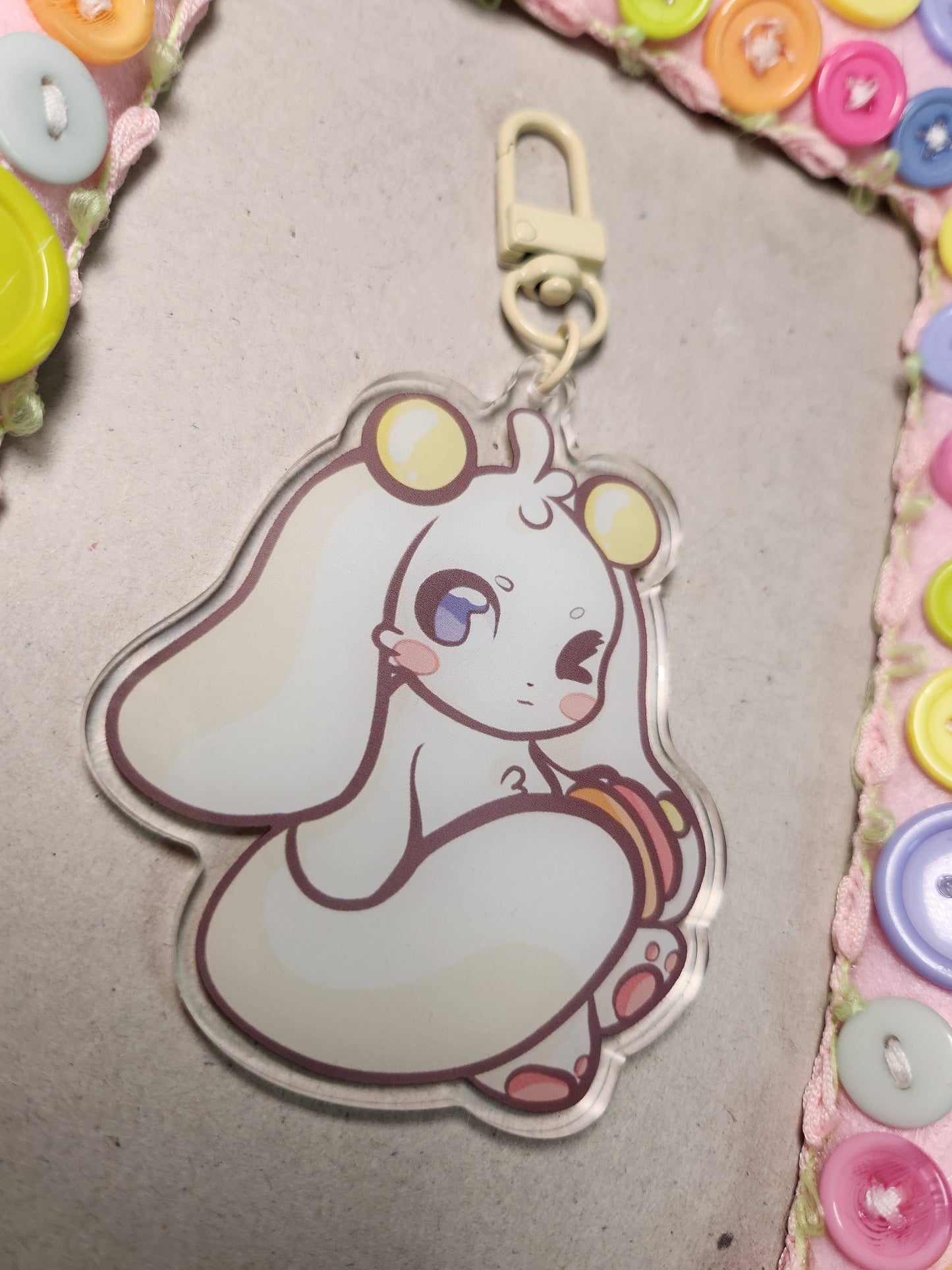 Squirt acrylic keychain